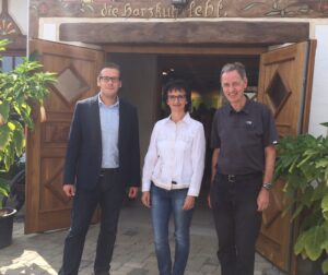 v.l.n.r.: Tobias Kascha (Landtagskandidat Stadt Oberharz am Brocken), Susann Thielecke, Ronald Brachmann (Kreisvorsitzender SPD Harz)