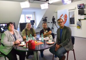 (v.l.) Geschäftsführerin Petra Zaretzke, Thomas Richard, Sebastian Hösel und Tobias Kascha