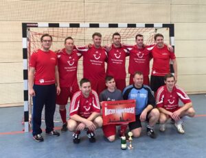 Die zweite des Turniers: Das Team "Harzer Lederhosen"