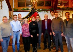 Dem neu gewählten SPD-Vorstand gehören an (v.l.) Tobias Nagel, Frank Simon, Ralf Mat-tern, Franziska Gruschka, Petra Börst-Harder, Bernd-Uwe Wolf, Rolf Harder, Karsten Barner, Kevin Müller und Tobias Kascha.